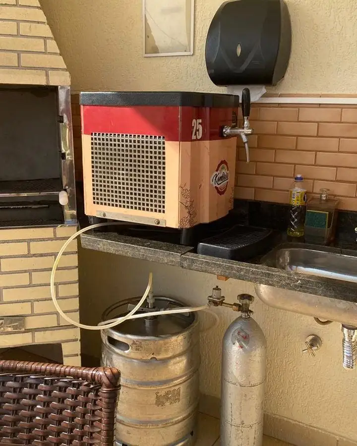 Chopeira em área gourmet